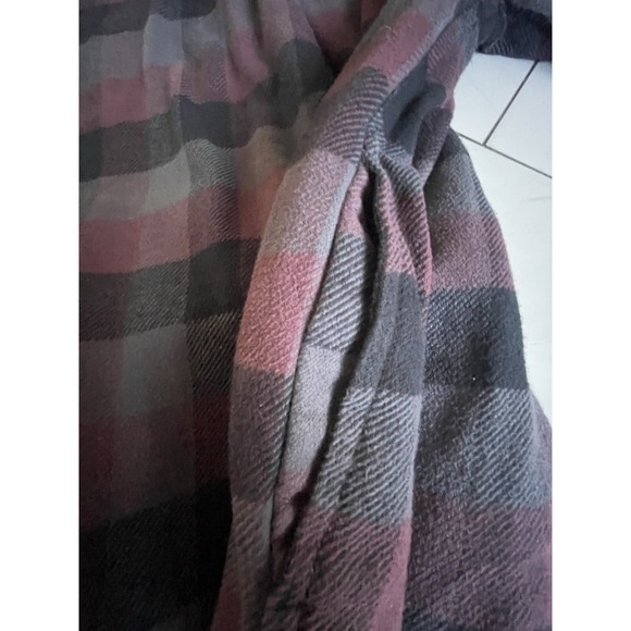 Orvis Classic Premium MENS Heavy Plaid Big Bear‎ Flannel Jacket Pockets MEDIUM - Picture 10 of 13